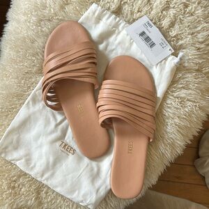 Brand new Tkees sandals. Tan size 9